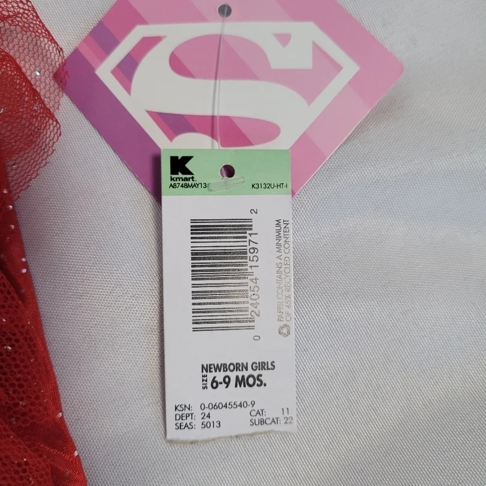Supergirl Halloween Costume Dress Size 6-9 Months NWT